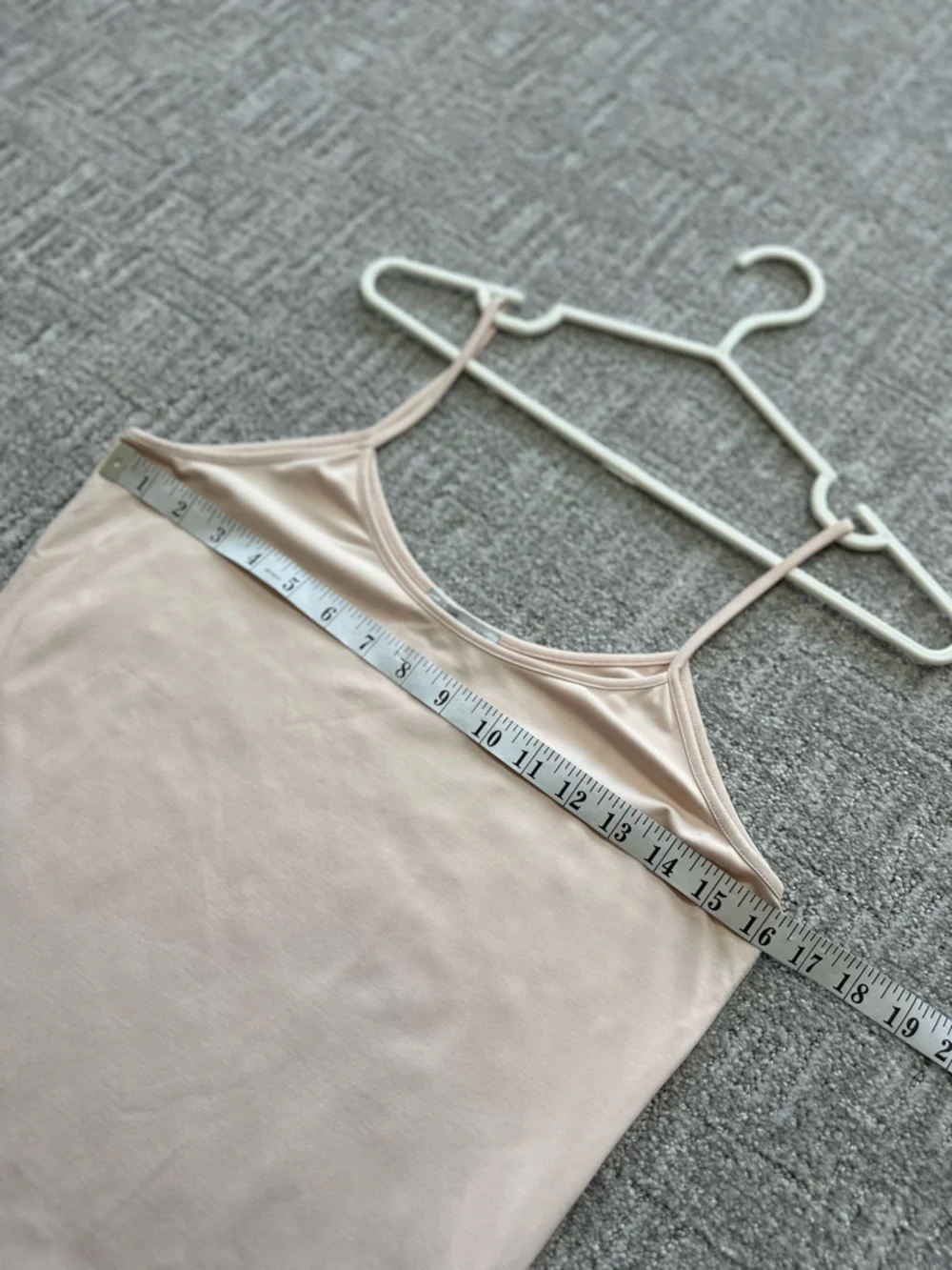Zara Pale Pink Camisole Spaghetti Strap Slim Fit Layering Tank Size Large - Picture 3 of 6